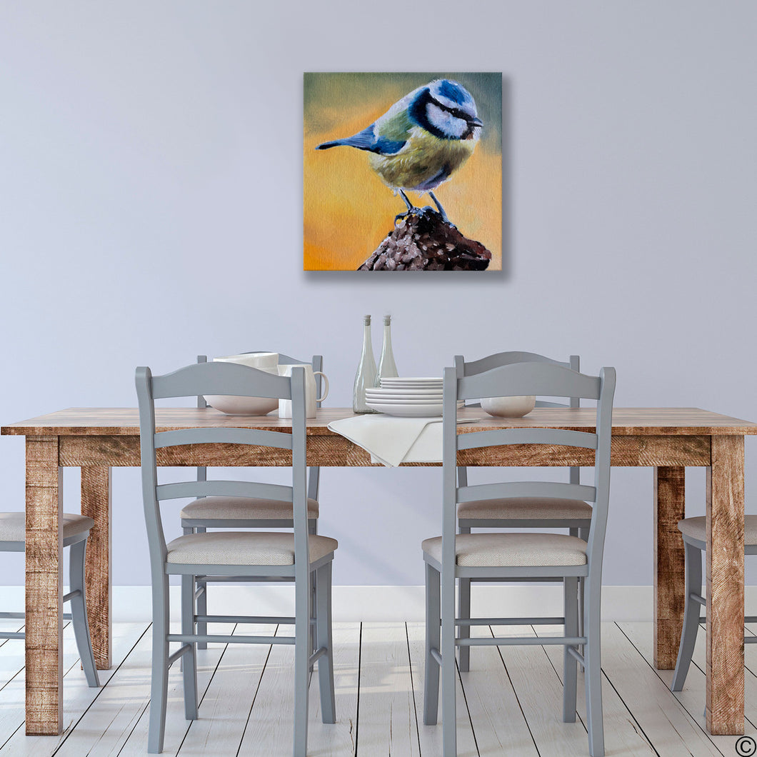 Blue Tit - Canvas Wall Art Print