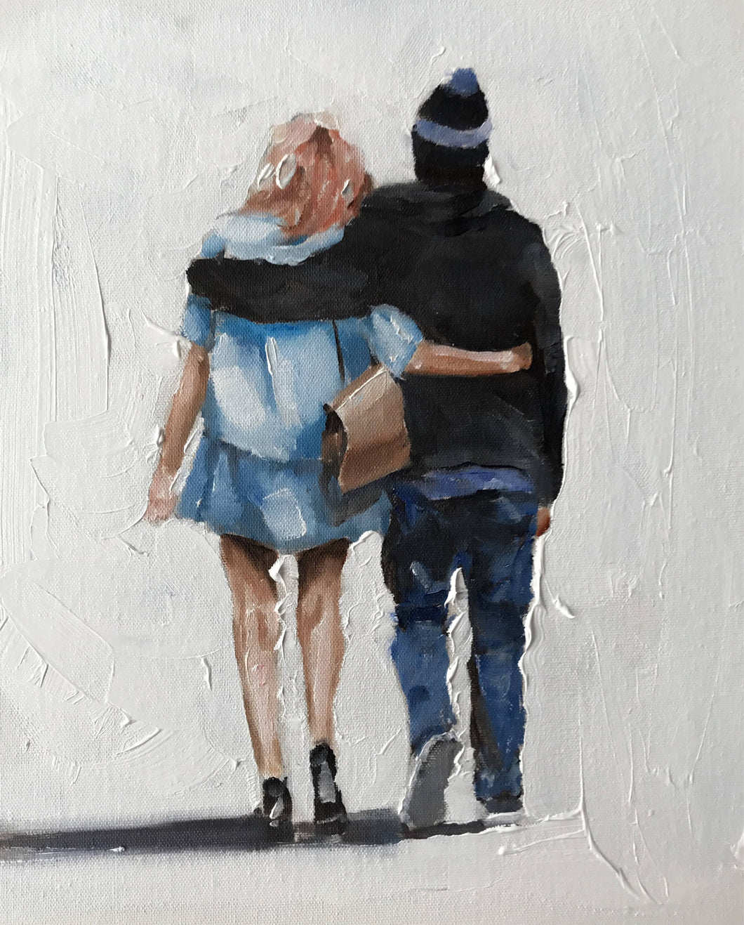 Couple Painting, Poster, Wall art, Canvas Print - Fine Art - from original oil painting by James Coates