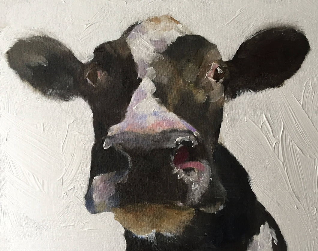 Cow Painting -Cow art - Cow Print - Fine Art - from original oil painting by James Coates