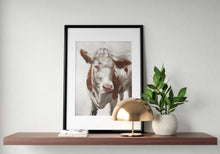 Load image into Gallery viewer, Cow Painting -Cow art - Cow Print - Fine Art - from original oil painting by James Coates
