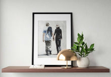 Load image into Gallery viewer, Couple Painting - Poster - Wall art - Canvas Print - Fine Art - from original oil painting by James Coates
