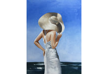 Load image into Gallery viewer, Woman in hat Painting, Prints, Canvas, Posters, Originals, Commissions, Fine Art - from original oil painting by James Coates
