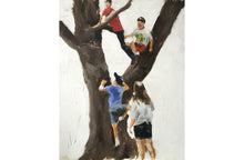 Load image into Gallery viewer, Children in Tree  Painting, Prints, Posters, Originals, Commissions, Fine Art - from original oil painting by James Coates
