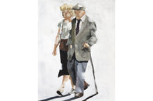 Load image into Gallery viewer, Old Couple - Painting - Poster - Wall art - Canvas Print - Fine Art - from original oil painting by James Coates
