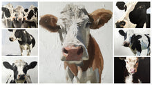 Load image into Gallery viewer, Cow Painting - Cow art - Cow Print - Fine Art - from original oil painting by James Coates
