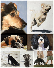 Load image into Gallery viewer, Dachshund Painting, Prints, Canvas, Posters, Originals, Commissions,  Fine Art - from original oil painting by James Coates
