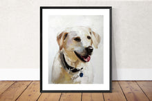 Load image into Gallery viewer, Labrador dog - Painting  -Dog art - Dog Prints - Fine Art - from original oil painting by James Coates
