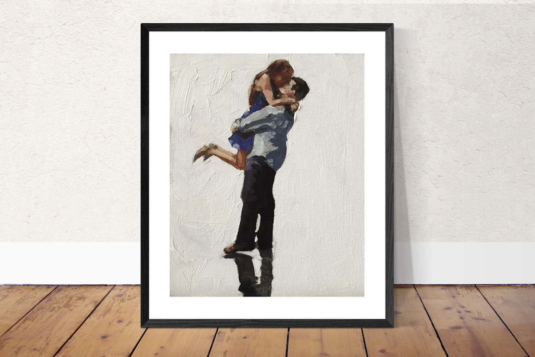 Couple - Painting - Poster - Wall art - Canvas Print - Fine Art - from original oil painting by James Coates