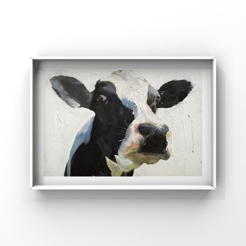 Cow Painting, Prints, Canvas, Posters, Originals, Commissions, Fine Art - from original oil painting by James Coates