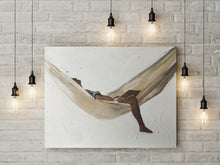 Load image into Gallery viewer, Hammock Painting, Hammock Wall art, Hammock, Canvas Print, Fine Art, from original oil painting by James Coates
