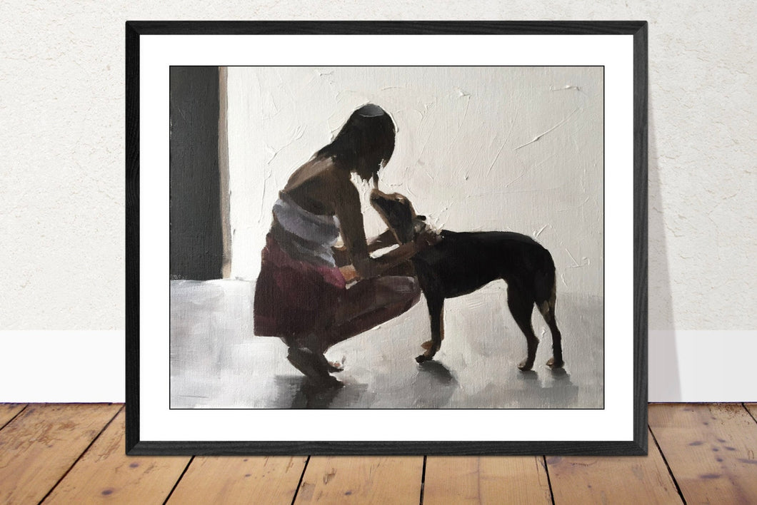 Love Painting, Poster, Wall art, Canvas Print - Fine Art - from original oil painting by James Coates