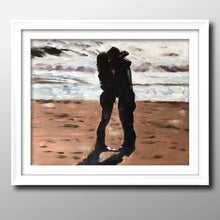 Load image into Gallery viewer, Couple Painting, Wall art, Canvas Print, Fine Art - from original oil painting by James Coates
