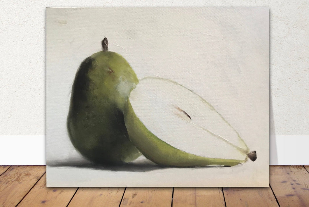 Pear Painting, Prints, Canvas, Posters, Originals, Commissions - Fine Art  from original oil painting by James Coates