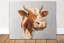 Load image into Gallery viewer, Cow Painting ,poster, Prints, Originals, Commissions - Fine Art - from original oil painting by James Coates
