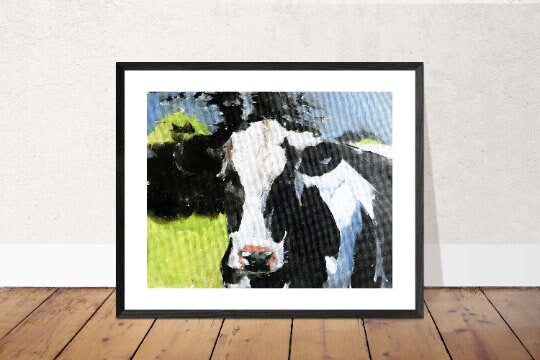 Cow Painting, Cow art, Cow Print ,Fine Art ,from original oil painting by James Coates