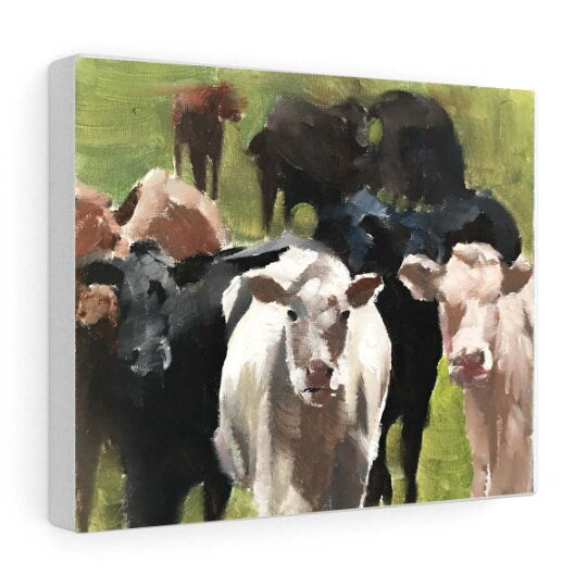 Cow Painting ,Cow art, Cow Print ,Fine Art - from original oil painting by James Coates