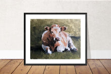 Load image into Gallery viewer, Cow Painting, Cow art, Cow Print, Fine Art - from original oil painting by James Coates
