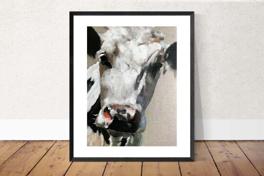 Cow Painting, Cow art, Cow Print ,Fine Art ,from original oil painting by James Coates