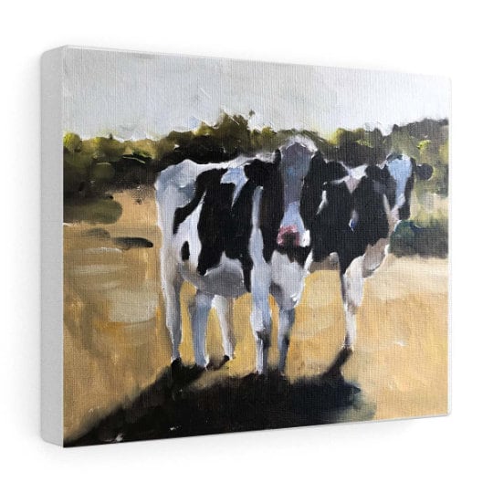 Cows Painting, Cow art, Cow Print, Fine Art - from original oil painting by James Coates