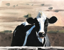 Load image into Gallery viewer, Cow Painting,PRINT, Canvas, Commissions , Cow art, ,Fine Art ,from original oil painting by James Coates
